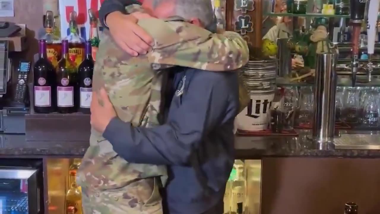 In a remarkable surprise, Jack Ciattarelli’s son, Jake, returned home from Kuwait