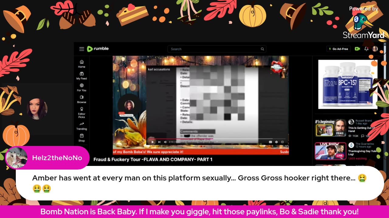 I might as well come back with a Molly Whop to the Jaw