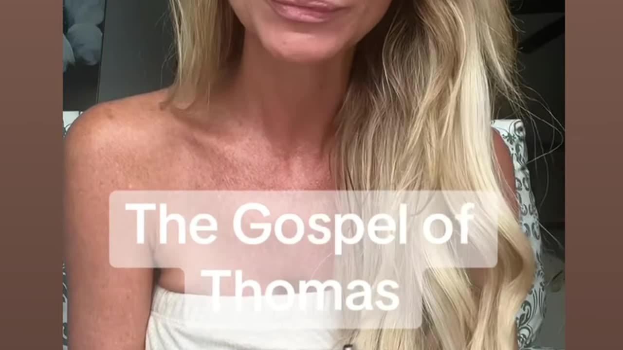 From the Gospel of Thomas…🔥🔥🔥🔥