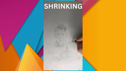 Shrinking Harrison Ford and Jason Segal timelapse drawing