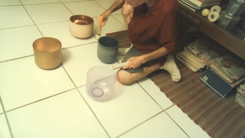 5 Minute Sound Meditation: Crystal Alchemy Singing Bowls, Diamond, Gold, & Sapphire - Jedi Shaman