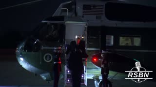 WATCH: The President boards AF1 en route to Palm Beach, FL - 11/7/2025