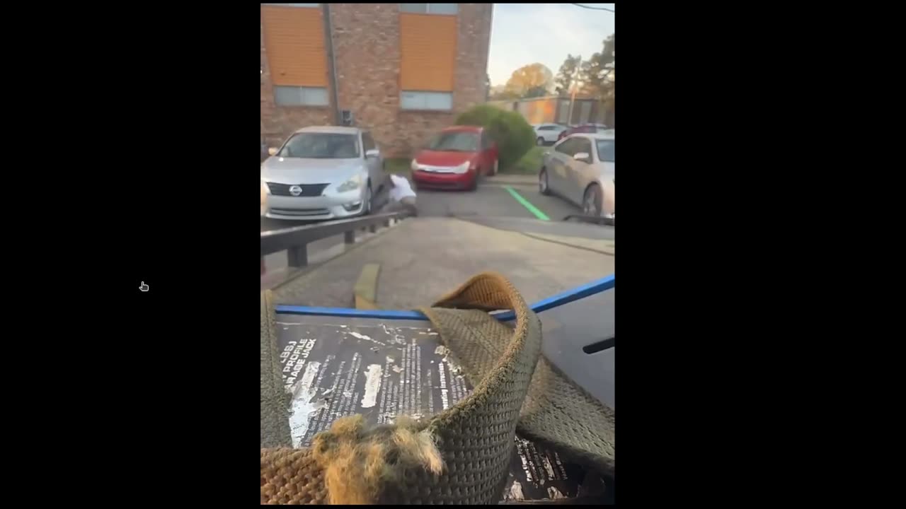 Black Man Drive Over Another Black Man's Face! On Man Oh Man!