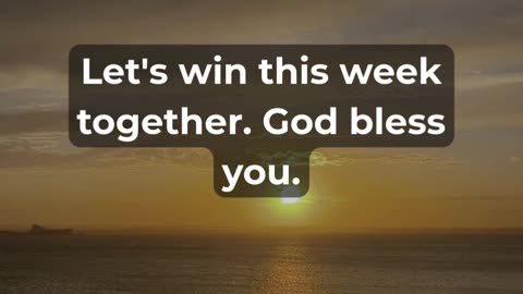 Perfect Prayer to Start this Monday!