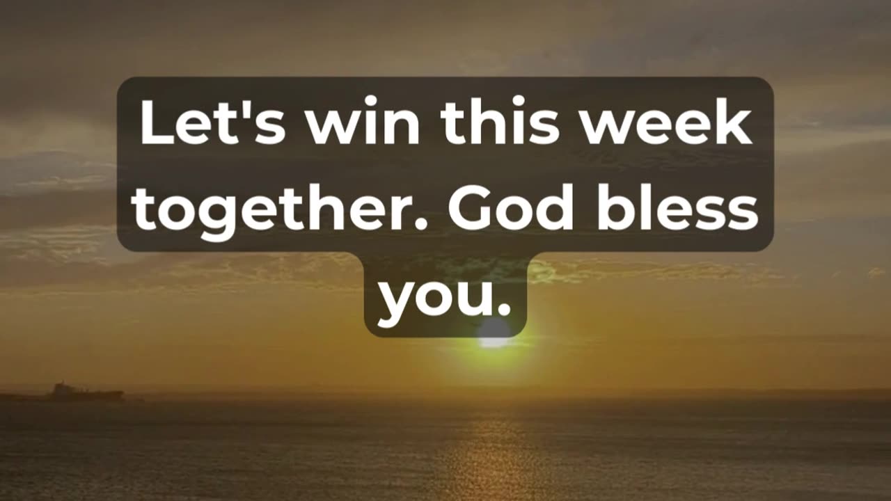 Perfect Prayer to Start this Monday!