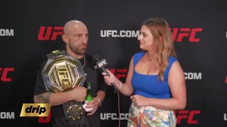 Alexander Volkanovski Backstage Interview _ UFC 325