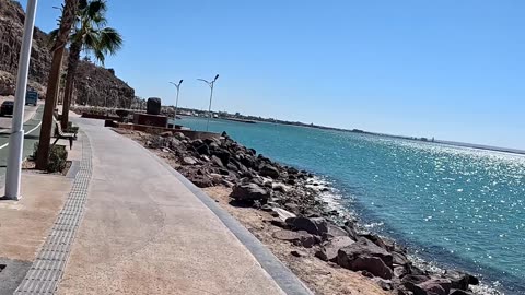 North Side of the Boardwalk in La Paz Mexico