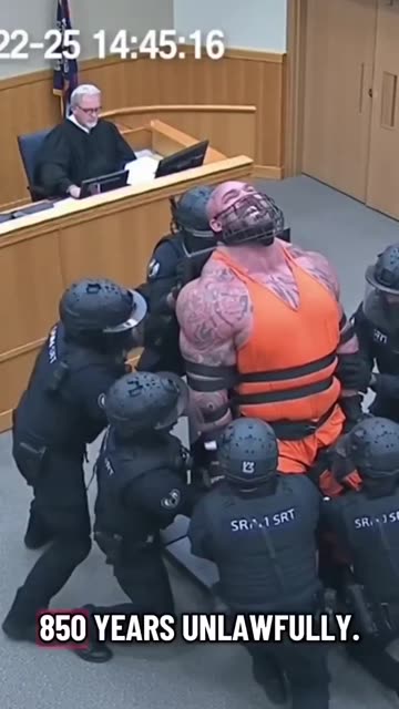 Watch with Morbid Curiosity, as He Reacts to 850 Year Prison Sentence