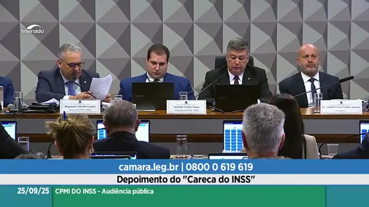 CPMI ouve depoimento do “Careca do INSS” (Parte 1) - 25/09/2025