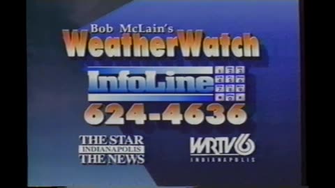 December 5, 1993 - Ameritech Holiday Spot & Bob McLain WRTV Weather Bumper
