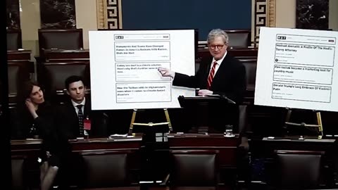 IN YOUR FACE - KENNEDY ADDRESSES AN EMPTY CHAMBER