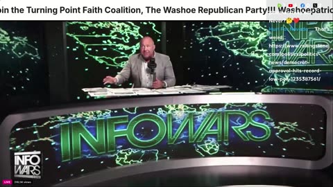 Alex Jones, Info Wars, 10/02/2025