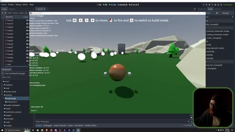 dickin with Godot tower deffence game