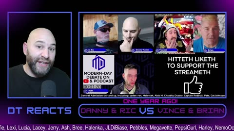 DT Reacts #2 - My First Debate (1 Year on) - Flat VS Globe