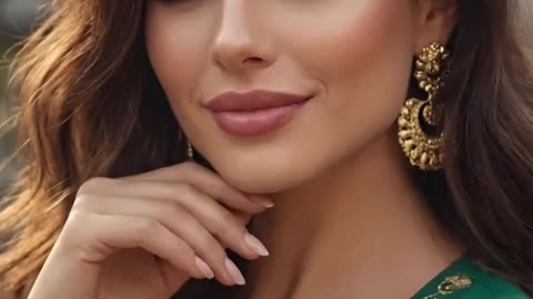 Everyone stared when I wore this green embroidered slit set… would you wear it too? #stylegoals