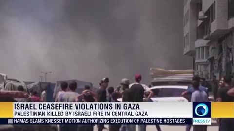 Israeli military continues to violate the ceasefire agreement in Gaza with airstrikes