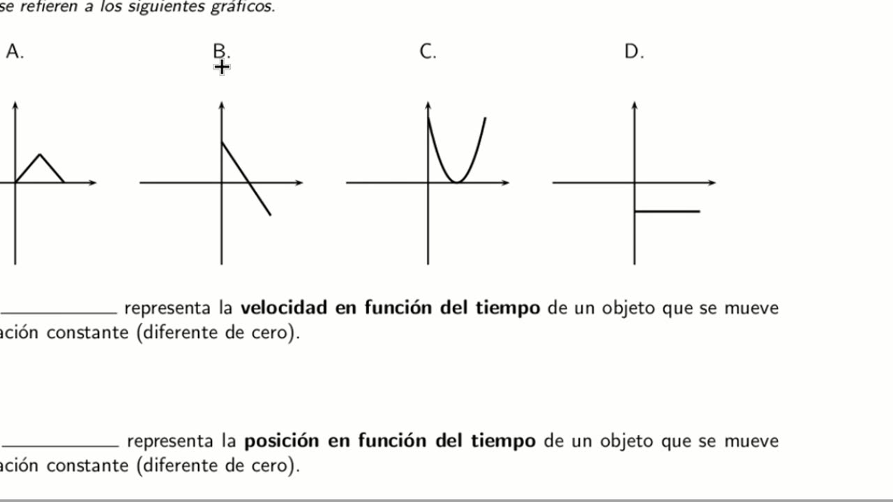 preguntas de física examen de admisión
