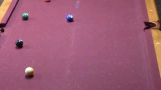 1 BALL BACK TO THE CORNER POCKET!