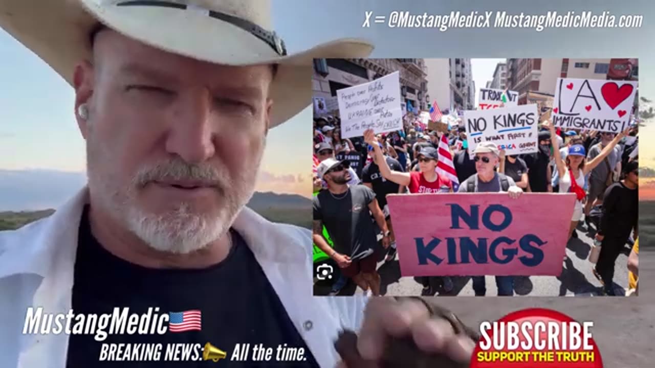 MustangMedic-BREAKING NEWS:š£ The āNo Kingsā Protest was an Operation.