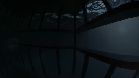 4K Shark Cage FALLING - Thalassophobia Animation 🌊