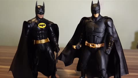 Batman 1989 and Batman Begins Action Figures #shorts