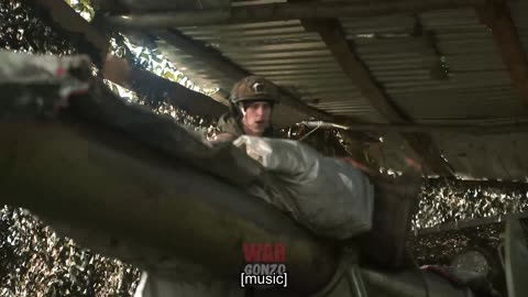 🇷🇺👩‍🎤🎬 WarGonzo: The "Malaki" unit, equipped with a 203-mm self-propelled gun