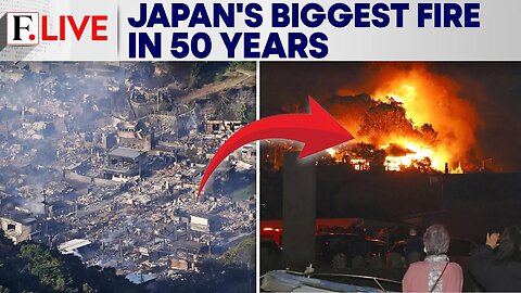 Japan Battles Biggest Fire in 50 Years, Authorities Evacuated Nearly 200 | Firstpost Live | N18G