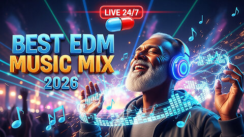 24/7 Best EDM Music Mix 2026 🎧 Top Remixes of Popular Songs & Bass Boosted Hits