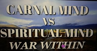 10/15/25 Rom 7:1 the OT law hath dominion over a man as long as he lives in a Carnal Mindset!