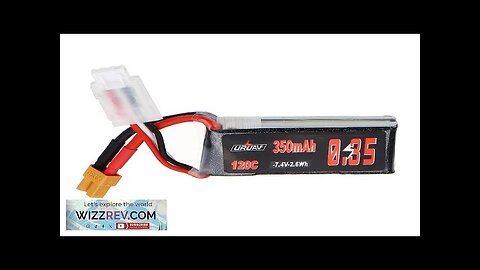 URUAV 7.4V 350mAh 120C 2S Lipo Battery XT30 Plug for DarwinFPV Baby Review