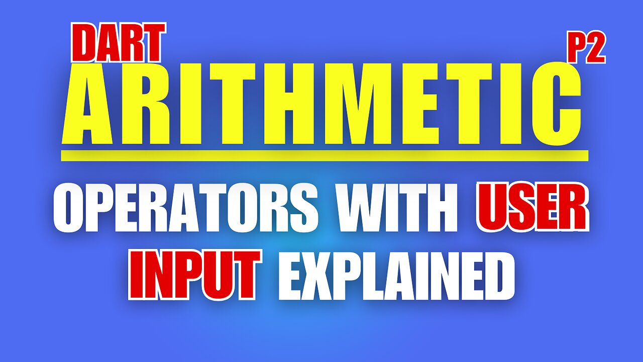 How To Take User Input in Dart and Perform Arithmetic Operations | M. Azeem