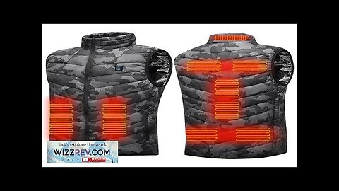 TENGOO HV-09C Heated Vest 9 Heating Areas Camouflage Oversized Men Winter Vest Review