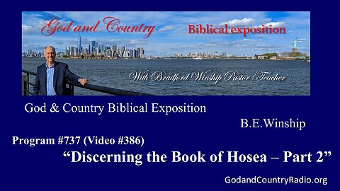 386 - Discerning the book of Hosea - Part 2