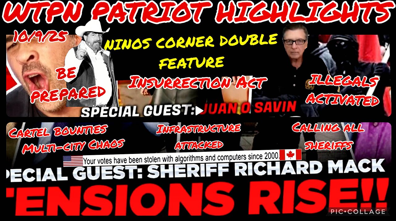 WTPN PATRIOT HIGHLIGHTS NINO DOUBLE FEATURE 10/9/25