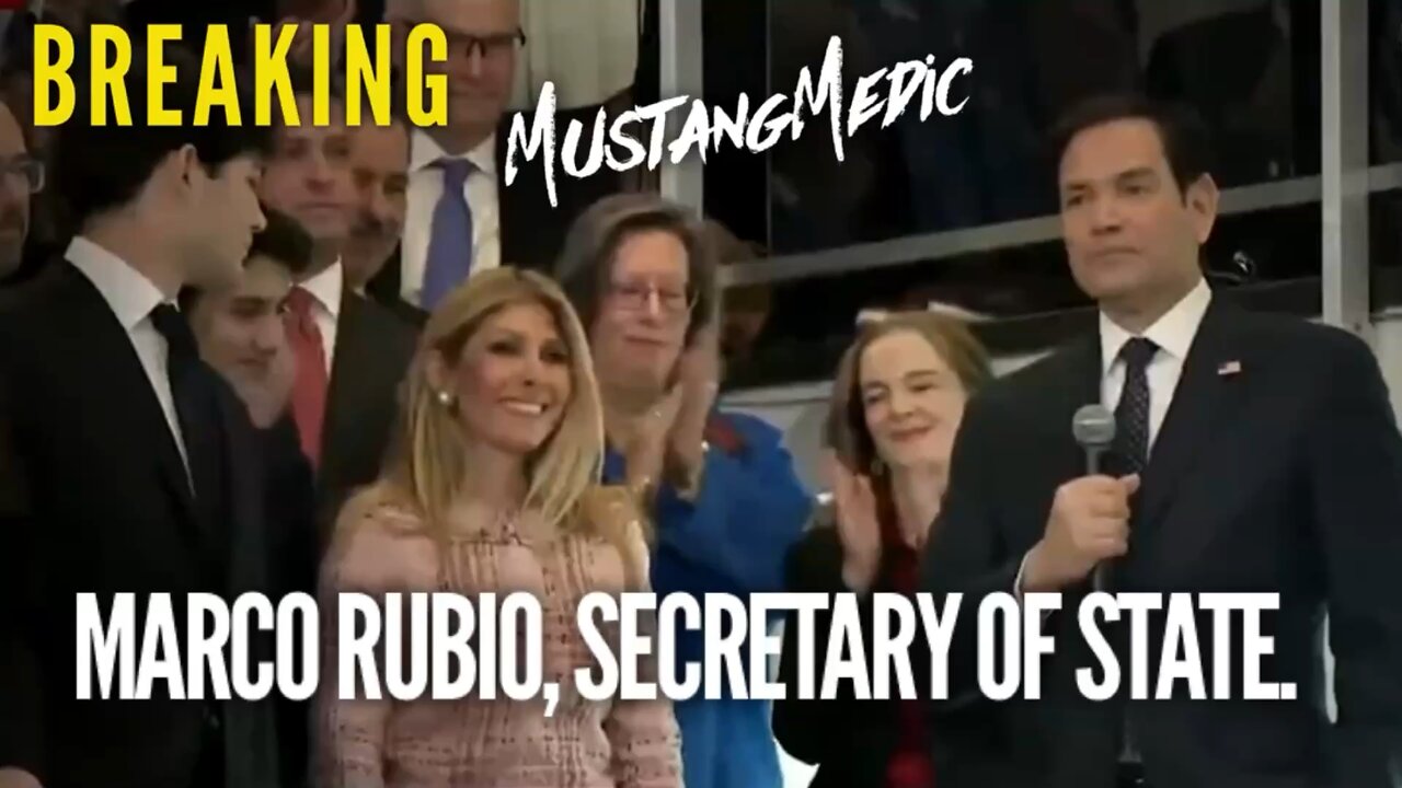 #BREAKING: Marco Rubio officially sworn in as Secretary of State!