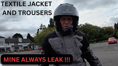 DJI Nano FIRST RIDE - TEXTILE Jackets and Trousers - what should I do?
