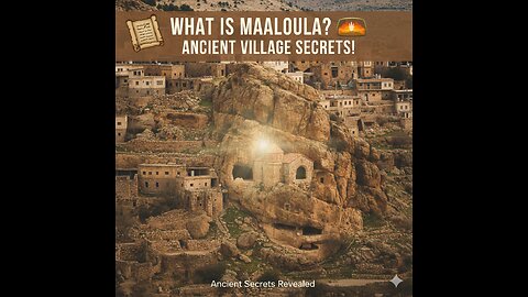 What Is Maaloula? | Hazrat Isa علیہ السلام Ki Zaban Wala Qadeem Shehar | Syria