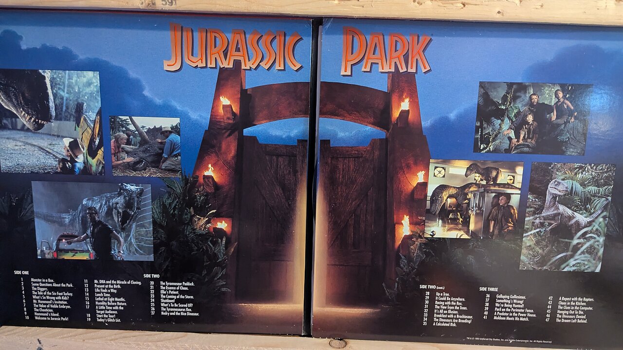 Jurassic Park Laserdisc Reveal