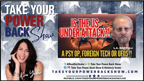 IS THE U.S. UNDER ATTACK?! A PSY OP, FOREIGN TECH, OR UFO'S?!
