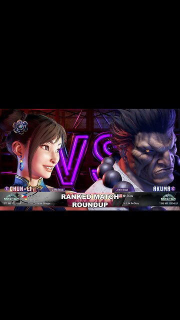 Kuya Kalbo SF6 Ranked Roundup. Chun Li Master Rank [Hori Fight Stick]