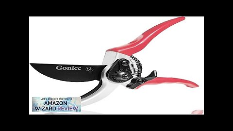 gonicc 8" Professional Sharp Bypass Pruning Shears (GPPS-1002) Tree Trimmers SecateursHand Review