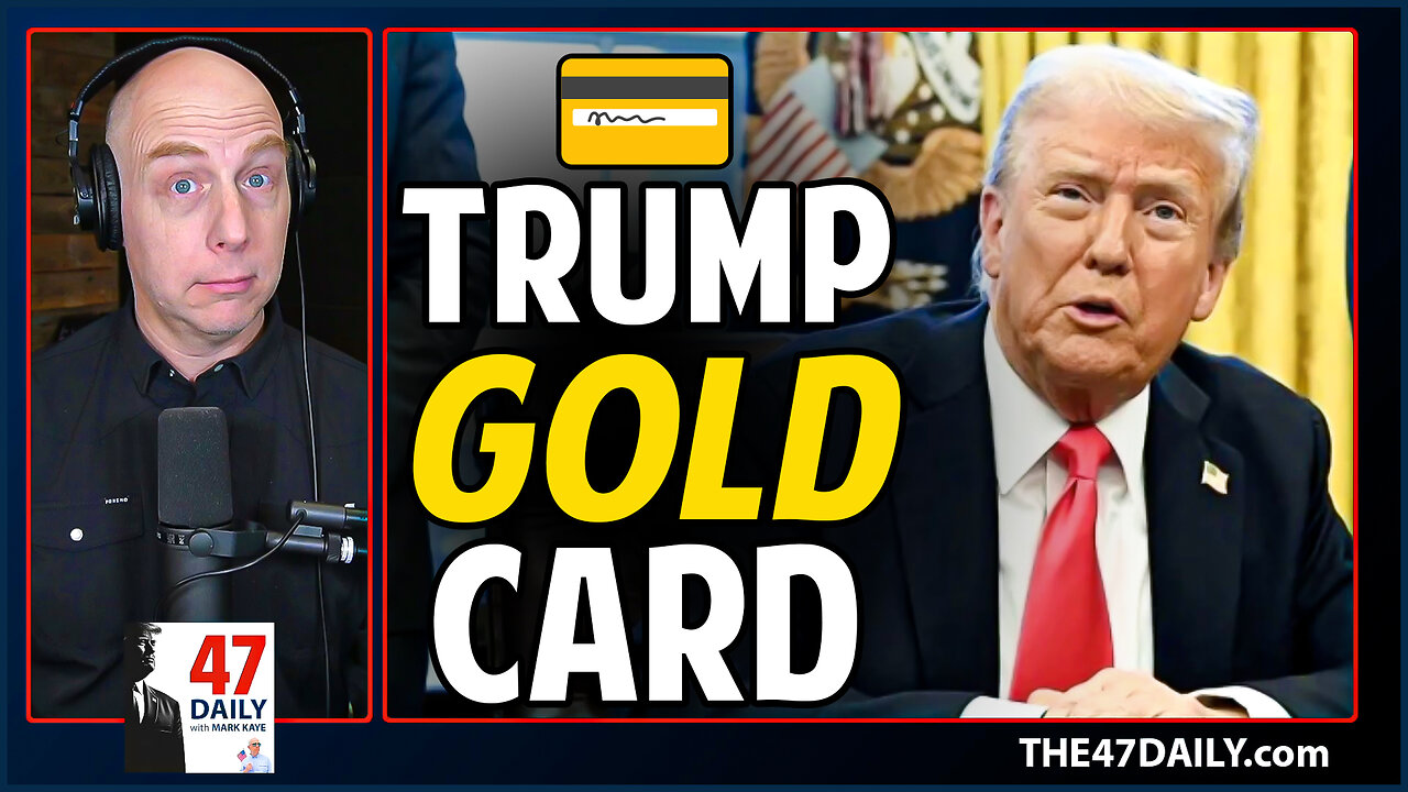 💳 TRUMP Introduces GOLD Card For $5 Million