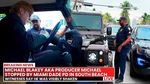 I GOT PULLED OVER BY THE POLICE IN MIAMI!