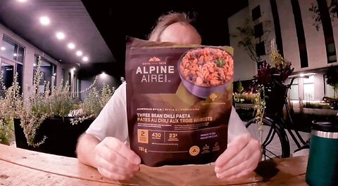 Alpine Freeze Dried Food Three Bean Chili Pasta Review vegetarian