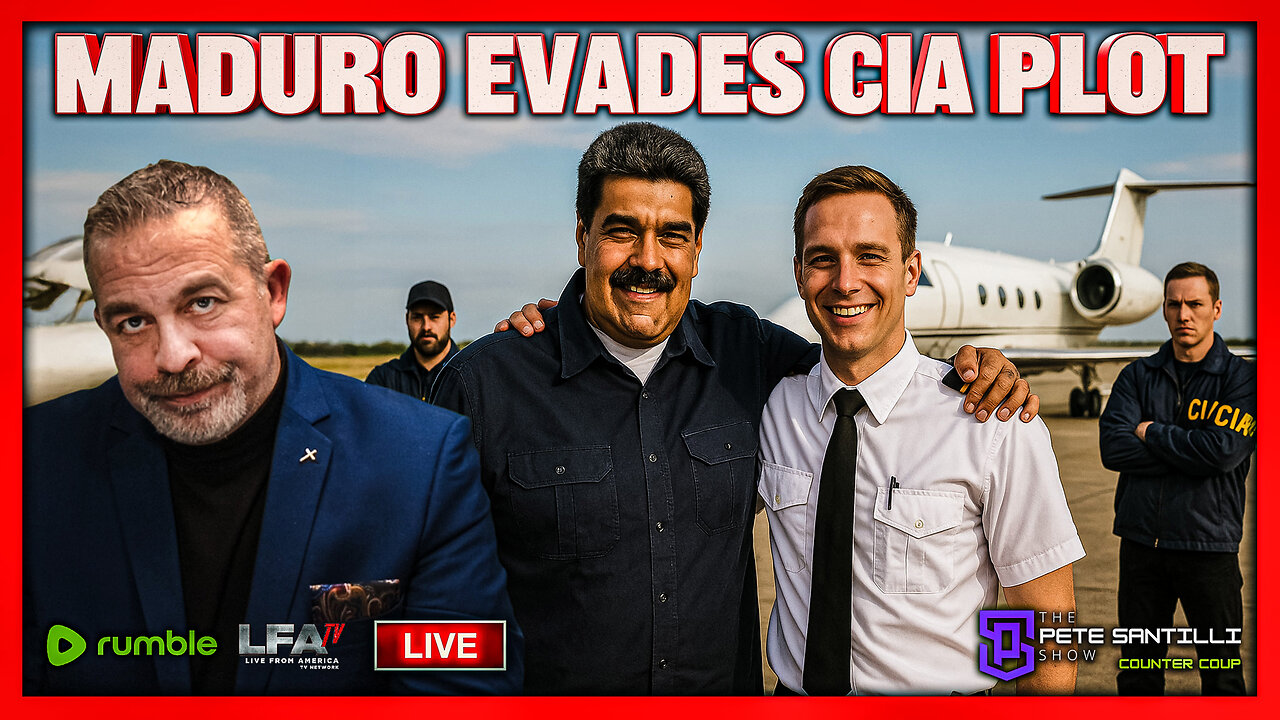 CIA Fail: Pilot Refused Offer To Fly Maduro To A Location Where The U.S. Could Arrest Him | COUNTER COUP WITH PETE SANTILLI 10.29.25 5PM