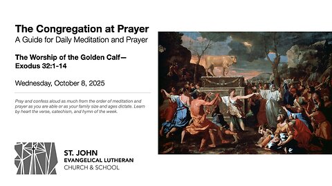 The Worship of the Golden Calf—Exodus 32:1-14