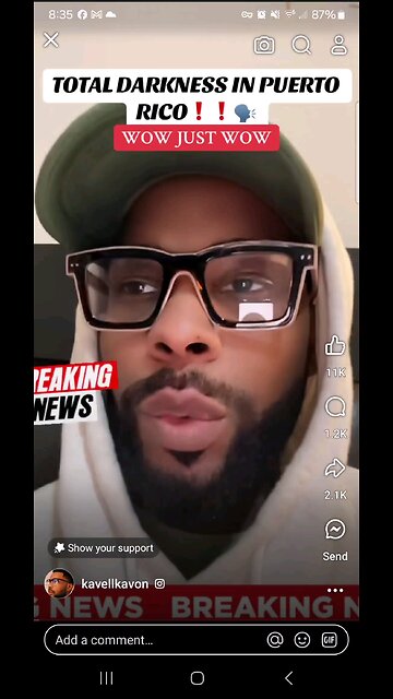 Puerto Rico in darkness