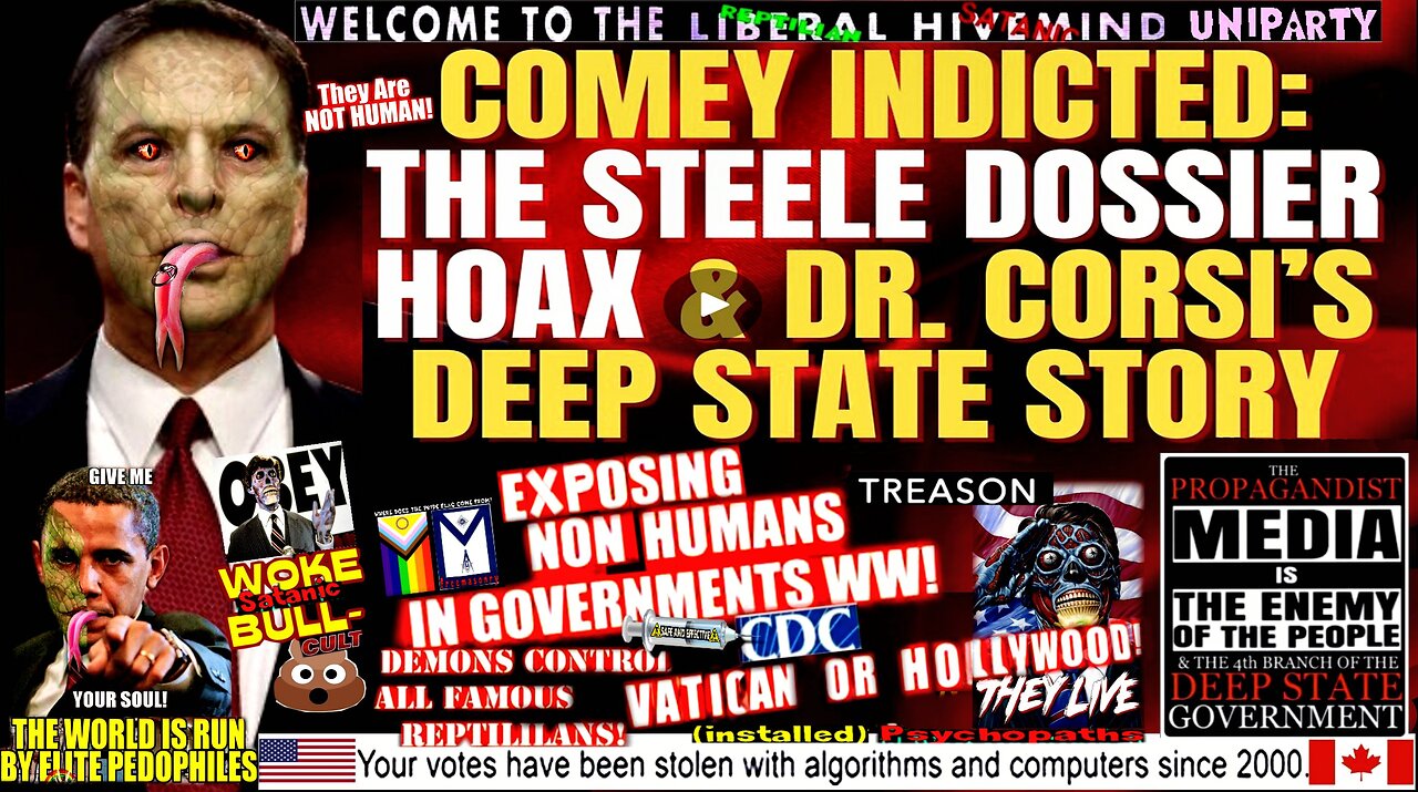 Comey Indicted: The Steele Dossier Hoax, and Dr. Corsi’s Deep State Story (compilation version)