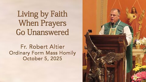Living by Faith When Prayers Go Unanswered