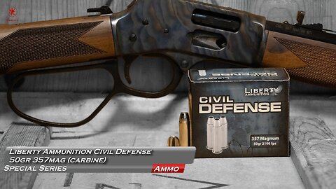 Liberty Amunition Civil Defense 50gr 357mag Carbine Test